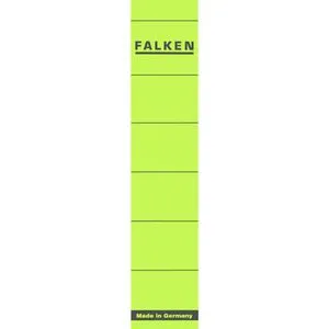 Falken Rückenschilder 11286861, grün, 36 x 190mm, selbstklebend, 10 Stück
