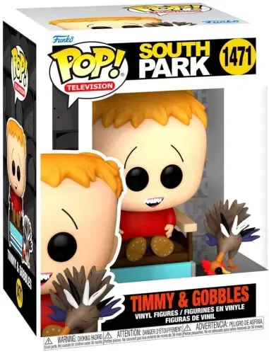 Funko South Park Timmy & Gobbles Vinyl Figur 1471 Unisex Pop! Multicolor