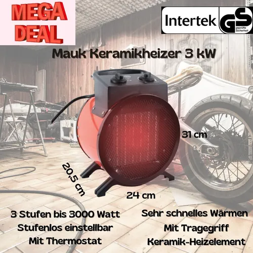 Keramikheizer 3kW