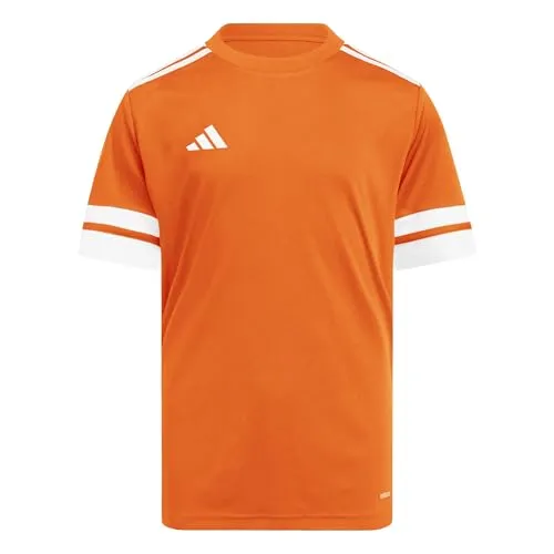 adidas Unisex Kids SQUADRA25 Jersey Short Sleeve Kids, Team orange/White, 7-8 Years