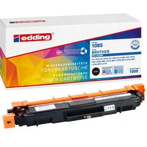 Edding Toner EDD-1085 für Brother TN-243BK, 1000 Seiten, schwarz