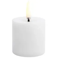 Uyuni LED Stumpenkerze 5 x 4,5cm melted nordic white