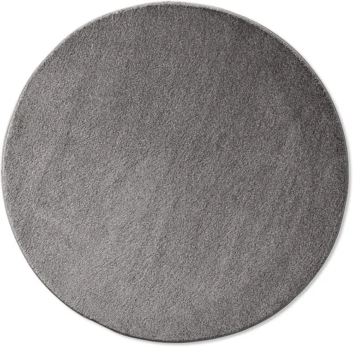 TaCa Home Teppich Hochwertiger Webteppich aus Soft Touch Polypropylen, rund, Höhe: 13 mm, Extra weicher Designer Bodenteppich