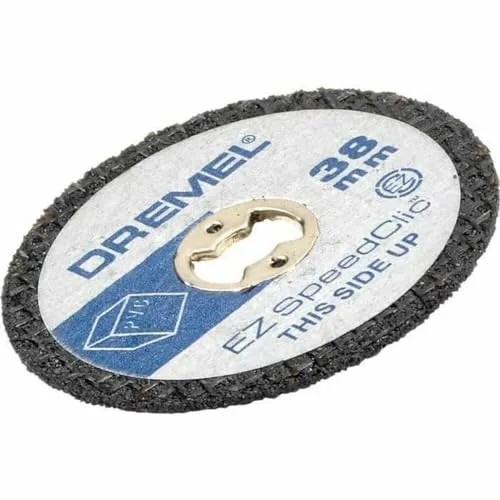 Dremel SC476 EZ SpeedClic Kunststoff-Trennscheiben - Zubehör für Elektrowerkzeuge: Ideal für präzises Schneiden von Kunststoffen wie Plexiglas oder PVC, ohne dass der Schnittbereich schmilzt. Schneller Wechsel dank Dremel SpeedClic System.