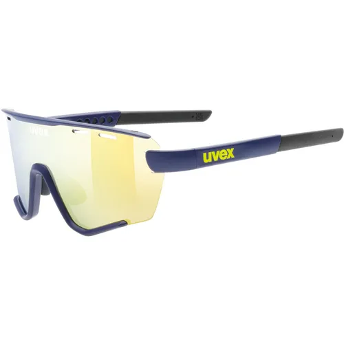 Uvex Sportstyle 236 S Set Sportbrille - Blau, One Size - Fahrradbrille mit starken Monoscheiben und praktischem Wechselmechanismus für optimale Sicht bei jedem Wetter.