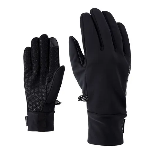 Ziener Multisporthandschuhe IVIDURO Touch - Handschuhe aus winddichtem Softshell-Material mit TOUCH-Funktion, ideal für Skifahren, Langlauf, Joggen und Wandern.