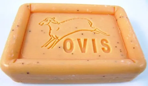 Ovis Schafmilchseife Aprikose eckig 100g