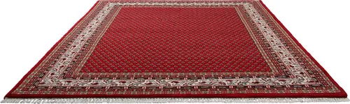 THEKO Orientteppich Chandi Mir, rechteckig, Höhe: 12 mm, reine Wolle, handgeknüpft, mit Fransen
