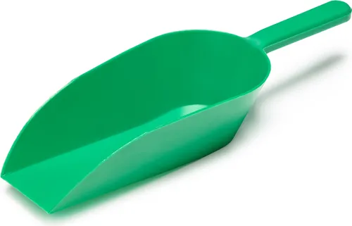 Garronda Futterschaufel ca. 500 g – ergonomische Schaufel für Futter, Granulat, Streu & Dünger – robuster Kunststoff – BPA-frei, leicht zu reinigen – GD-0153 Grün