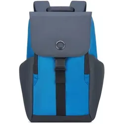 DELSEY PARIS Securflap Rucksack - Marineblau, 21L - Tagesrucksack mit innovativen Anti-RFID-Taschen für sicheren Transport von Laptop und Tablet. Stylisches Design und 5 Jahre Garantie machen ihn zum idealen Begleiter.