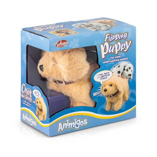Tobar Hund Kuscheltier Flipping Puppy Labrador