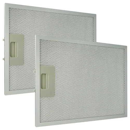 vhbw 2x Filter Metallfettfilter Ersatz für Klarstein 10032230, 10031995 für Dunstabzugshaube, Aluminium