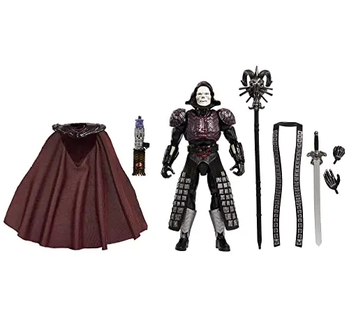MASTERS OF THE UNIVERSE Masterverse Skeletor Actionfigur - Actionfigur mit 30 beweglichen Gelenken, 2 Köpfen und Zubehör wie Schwert und Havoc Staff – ideal für Sammler ab 6 Jahren und Fans von Masters of the Universe.