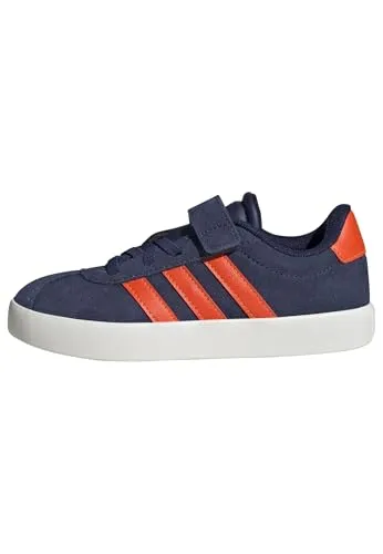 adidas VL Court 3.0 Hook and Loop Shoes Kids - Skateboardschuhe für Jungen, mit elastischen Schnürsenkeln und Klettverschluss für einfachen Einstieg und perfekten Halt.