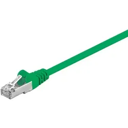 Goobay 68042 CAT 5e Patchkabel 0.5 m, SF/UTP, Grün