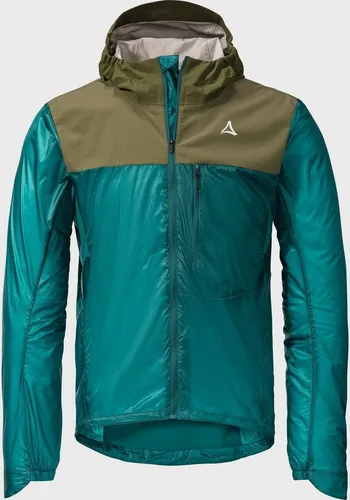 Schöffel Herren Hybrid Jkt Flow Trail M, extrem leichte MTB Jacke, winddichte, atmungsaktive Fahrradjacke mit vorgeformten Ellbogen, quartz, 52
