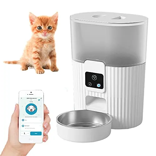 Smart Futterautomat für Katze mit App-Steuerung 3,5 L – WLAN fähig