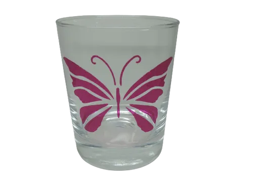 Teelicht Glas Windlicht print 