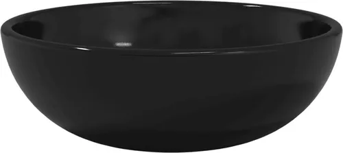 vidaXL Waschbecken Hartglas 35x12 cm Schwarz - Modern und Elegant - Waschbecken aus gehärtetem Glas in Schwarz, langlebig und pflegeleicht. Ideal für Badezimmer, Küchen und mehr. Verleiht jedem Raum eine moderne Note.