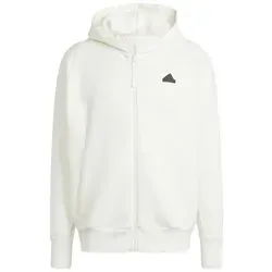 adidas Sportswear Kapuzensweatshirt M Z.N.E. PR FZ OWHITE XL - Herren-Sweatjacke aus 56% Baumwolle, atmungsaktiv und bequem, perfekt für Freizeit und Sport.