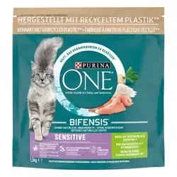 Purina One Sensitive mit Truthahn Katzenfutter 1,5 kg von PURINA