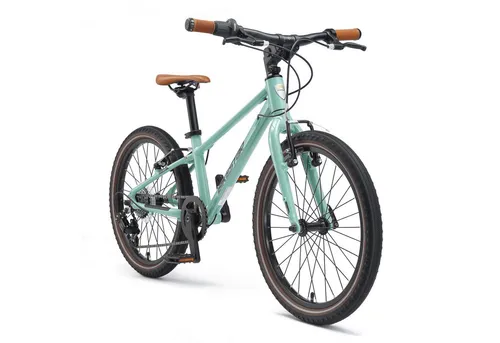 BIKESTAR Leichtgewicht Kinder Fahrrad 20 Zoll | 7 Gang Shimano | Grün - Kinderfahrrad ab 6 Jahren, nur 7,8 kg leicht für optimale Handhabung und Fahrspaß. Ergonomisches Design und hochwertige Materialien sorgen für Sicherheit und Langlebigkeit.