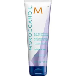 Moroccanoil Blonde Perfecting Purple Conditioner 200ml - Conditioner zur Farbkorrektur für blondes Haar, bekämpft Gelb- und Orangetöne mit patentierter ArganID™-Technologie für seidig glänzendes Haar.