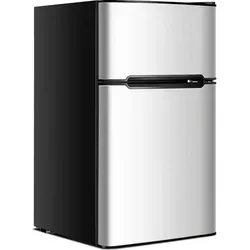 GOPLUS 90L Mini-Kühlschrank mit Gefrierfach