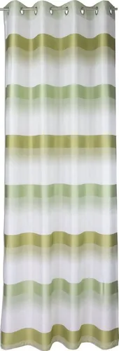 Ösenschal Grün - Eleganter Schlaufenschal aus Synthetik - Gardinen & Vorhänge - Hochwertiger Ösenschal in grün, Maße: 140x245 cm, ideal zur Verschönerung Ihres Wohnraums.