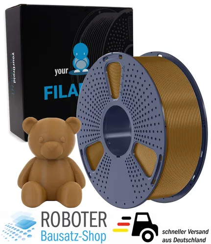 Produktbild yourDroid PETG Filament Braun 1.75mm 1kg