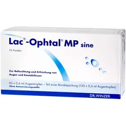 Lac-Ophtal MP Sine 72 ML - Augenbefeuchtungsmittel zur Linderung von Trockenheitsgefühl und zur Benetzung von Kontaktlinsen, frei von Konservierungsstoffen für angenehmen Tragekomfort.