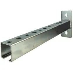 Tecuro - Schienenkonsole Typ 38/40 X 700 Mm X 2,00 Mm. Stahl Verzinkt C/u-profil