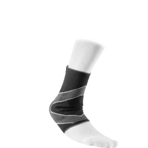 Mc David Fußschutz, schwarz, Größe L - Flexibler Knöchelschoner aus 4-Wege-Stretch Material bietet optimalen Halt und Unterstützung; Gelpolster schützen empfindliche Bereiche und sind ideal für Neopren-Allergiker.