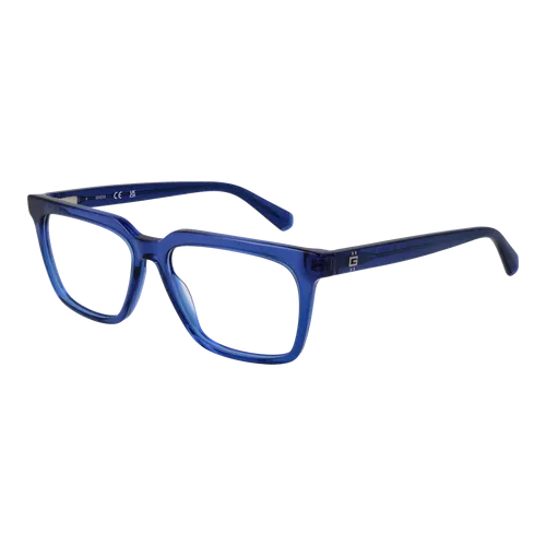 Guess Brillenfassung GU50133 090 55 – Stilvolle Herrenbrille - Moderne Herrenbrillenfassung in Blau aus hochwertigem Azetat. Mit komfortablem Federscharnier für perfekten Sitz und eleganten Look. Ideal für den täglichen Gebrauch.