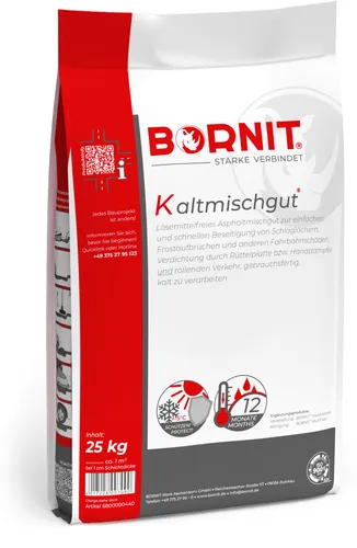 BORNIT Kaltmischgut in schwarz von BORNIT