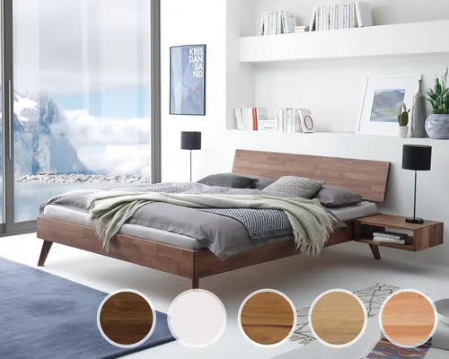 Hasena Trento 16 Ancona Massivholzbett, 90-200 cm von Hasena