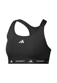 Damen Sport BH TECHFIT XL - Funktionsunterwäsche mit Kompressionspassform, die deine Muskelkraft bündelt und AEROREADY Technologie für ein trockenes Tragegefühl bietet.