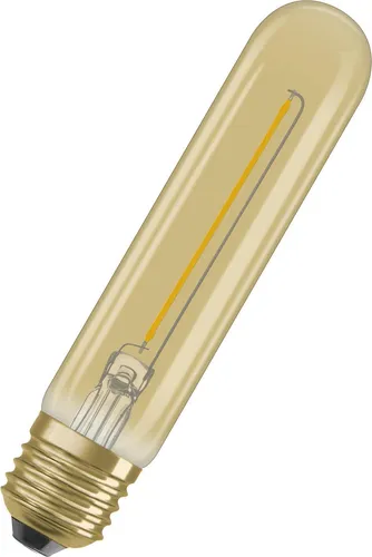 Osram LED Filament T29 Röhre Vintage 1906 2,8W = 20W E27 Gold gelüstert extra warmweiß 2000K