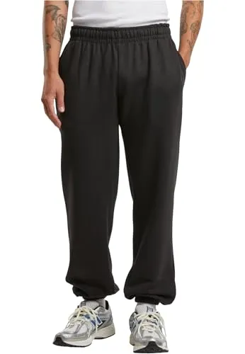 Urban Classics Fluffy Sweatpants Black, 3XL