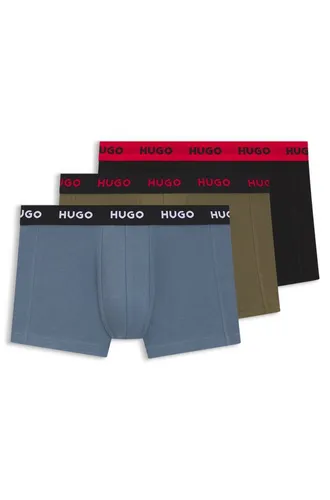 HUGO Trunk Triplet Pack 10268005 01 - Hochwertiges Trunk-Set aus 95% Baumwolle und 5% Elasthan für optimalen Tragekomfort und perfekte Passform.