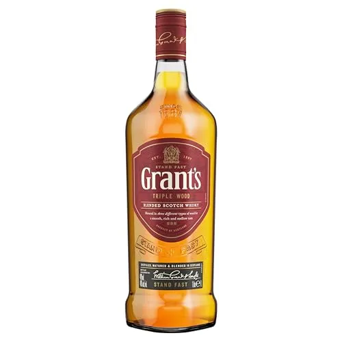 Grant's Triple Wood Blended Malt Scotch Whisky, 1l