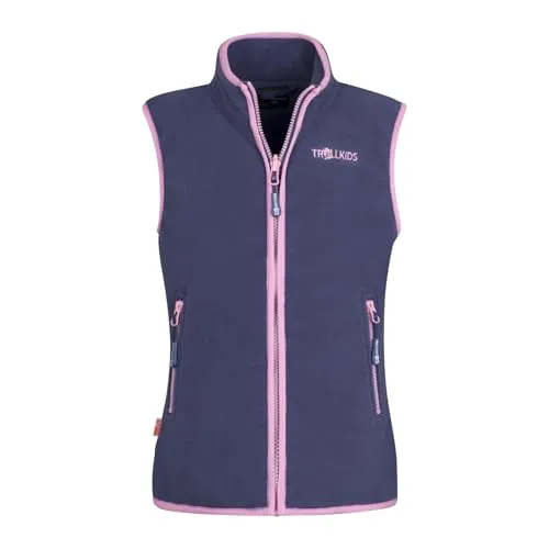 Trollkids Kids Arendal Vest 104, violet blue in lila von TROLLKIDS
