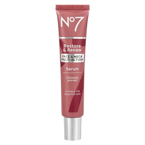 No7 Restore & Renew Gesicht & Hals Multi Action Serum 30ml