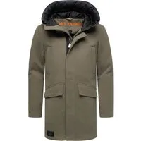 Stone Harbour Herren Wintermantel Fenroos mit abnehmbarer Kapuze - Eleganter Wintermantel in Wolloptik, bietet hervorragenden Schutz vor Kälte. Mit praktischen Taschen und abnehmbarer Kapuze ist er ideal für kalte Tage und kombiniert Stil mit Funktionalität.