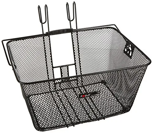Point Vorderradkorb zum Einhängen am Lenker- Ergo-Griff, schwarz, 40x31x22cm, 05102705