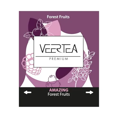 Veertea Waldfrüchte Früchtetee Set, 500 Beutel