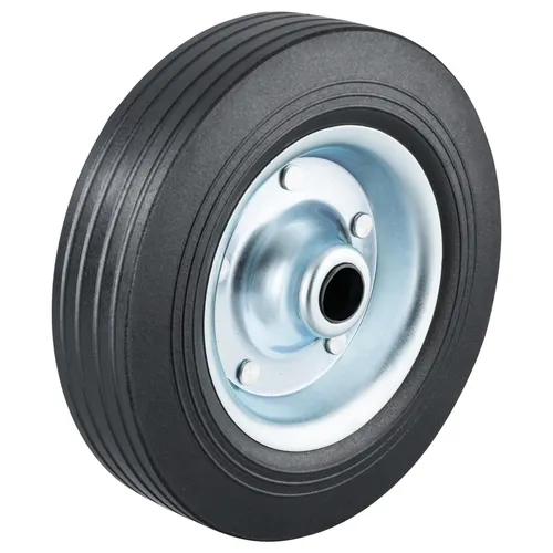 Ersatzrad Stützrad 200x50mm Vollgummireifen auf Stahlfelge Anhänger Wohnwagen