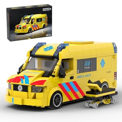 Bundviel Bausteinset Motorrad und Schulbus