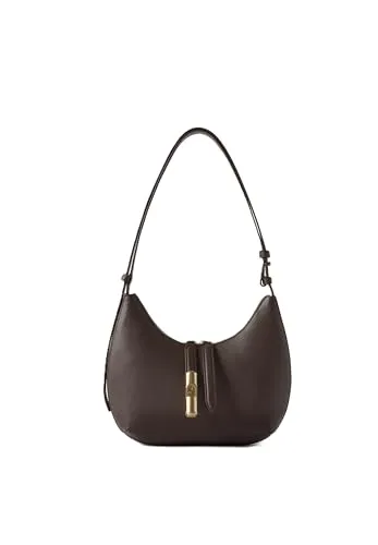 Furla Goccia Schultertasche Leder 22 cm braun TAS082050 - Elegante Damen-Schultertasche aus hochwertigem Leder mit praktischem Reißverschluss und zusätzlichem Fach für Wertsachen. Der verstellbare Schulterriemen sorgt für individuellen Tragekomfort – ideal für jeden Anlass.