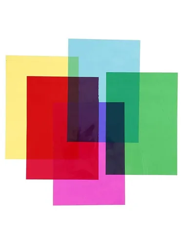 Creativ Company Cellophane Foil Sheets Colored A4 100pcs.